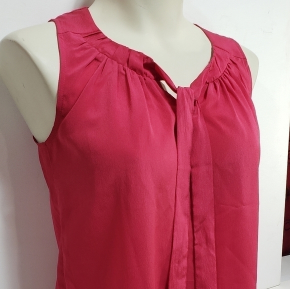 Ann Taylor LOFT Petite Pink Blouse - Picture 2 of 5